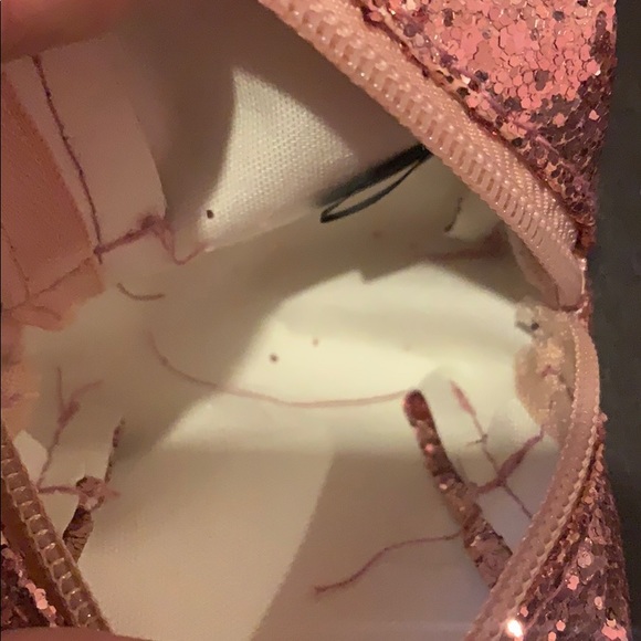 Tiny change bag Pink glitter - Picture 4 of 5